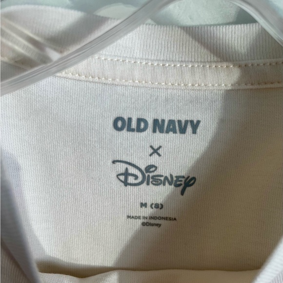 Kids Disney + Old Navy Graphic Tee - Cream with Yellow and Pink Design - Picture 3 of 4